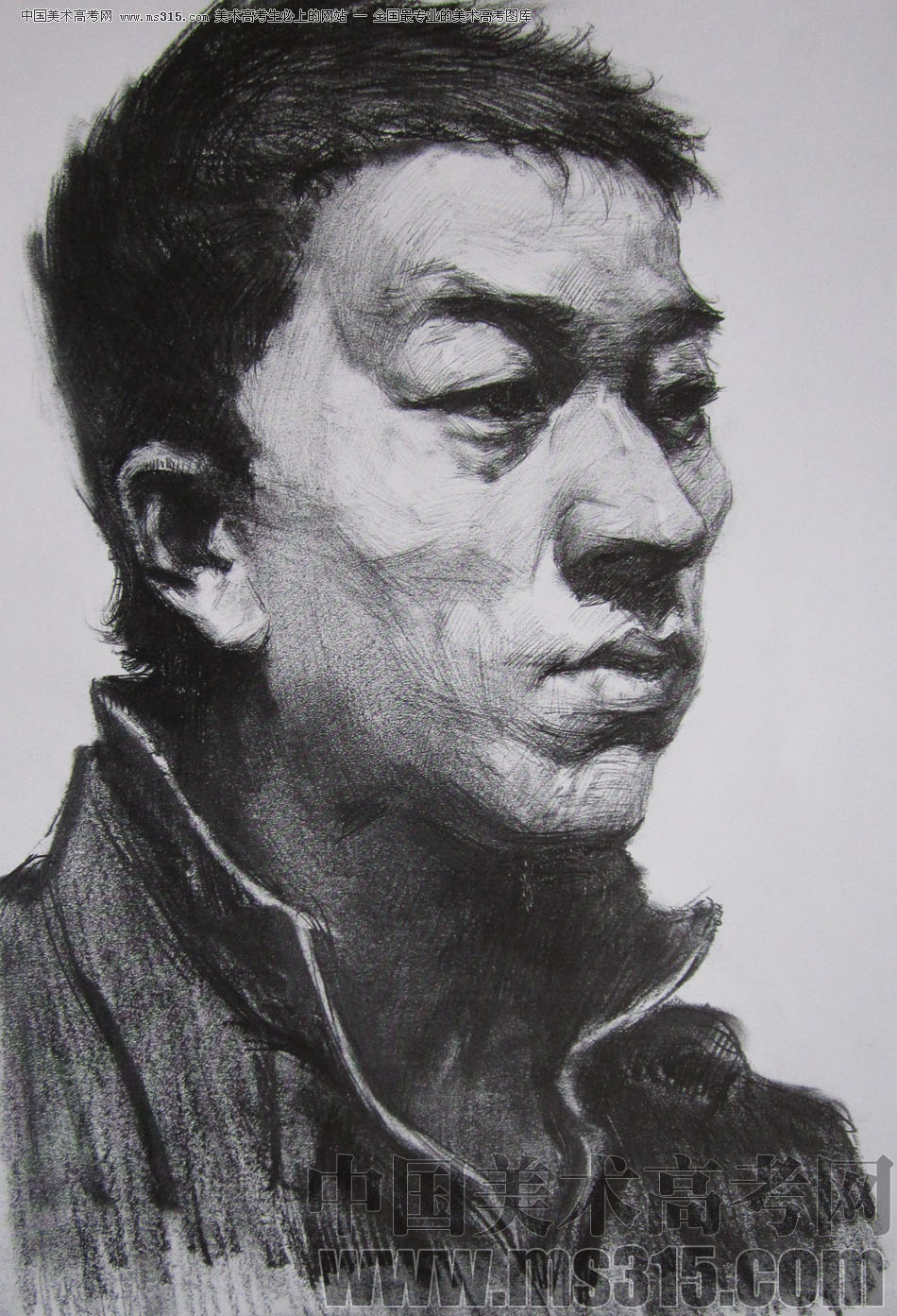 2010年中央民族大学素描优秀试卷25