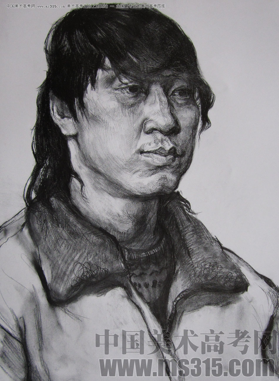 2010年中央民族大学素描优秀试卷13
