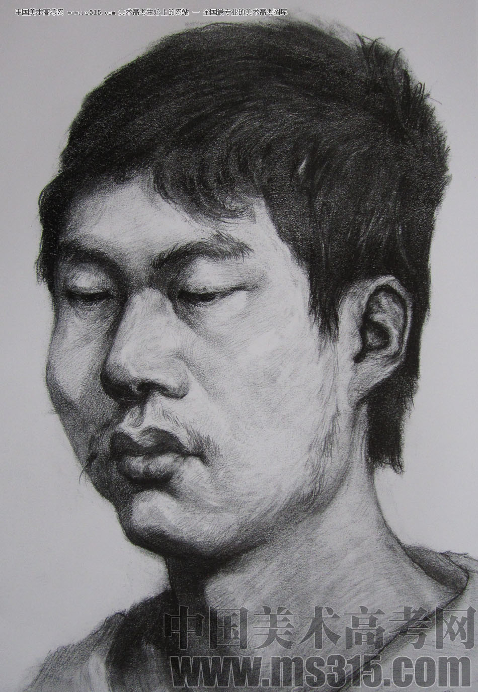 2010年中央民族大学素描优秀试卷32