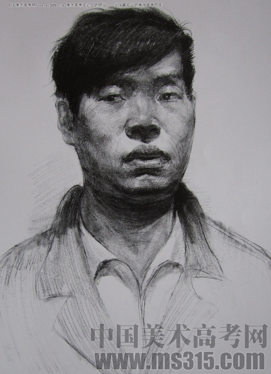2010年中央民族大学素描优秀试卷18