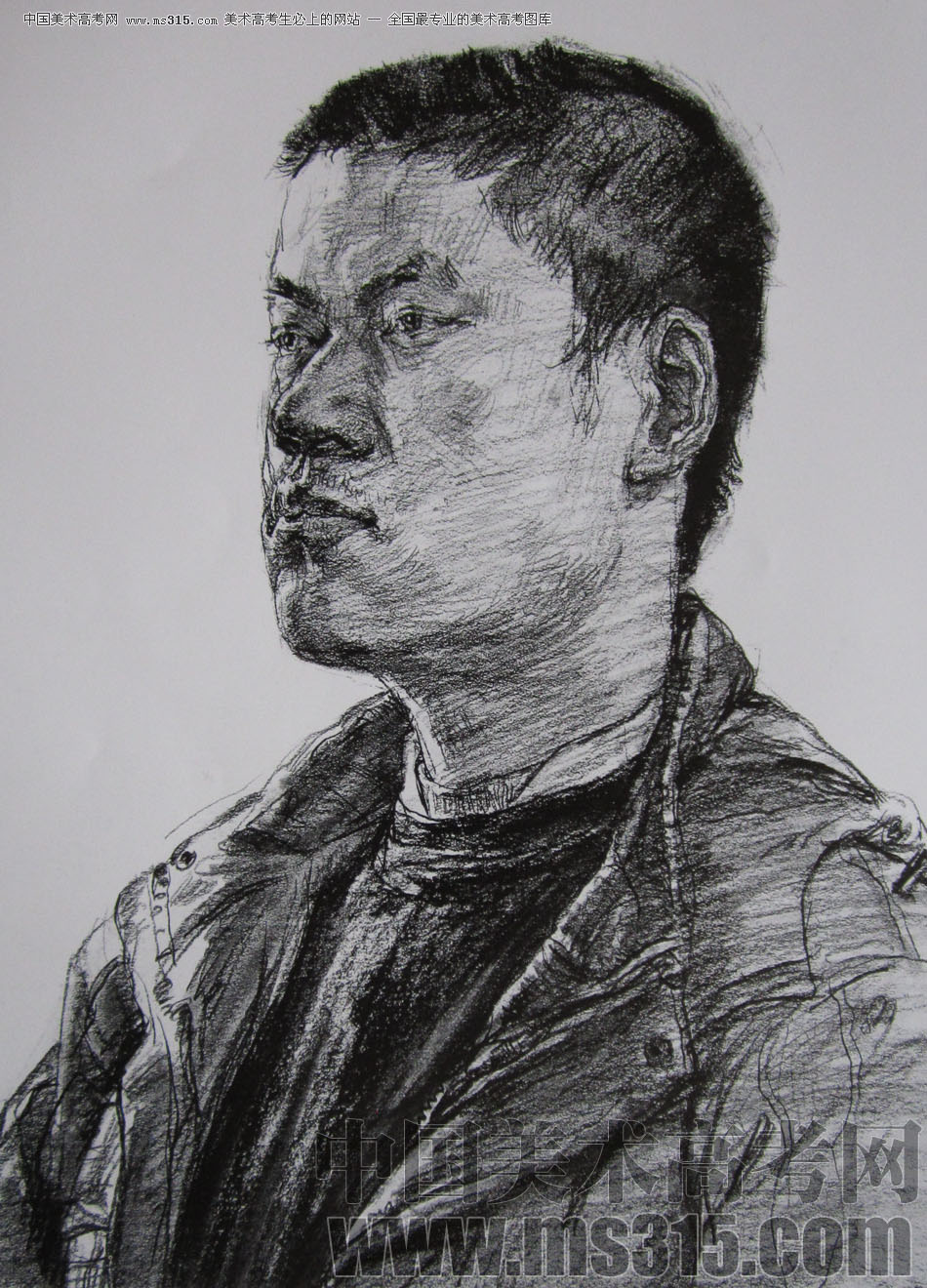 2010年中央民族大学素描优秀试卷19