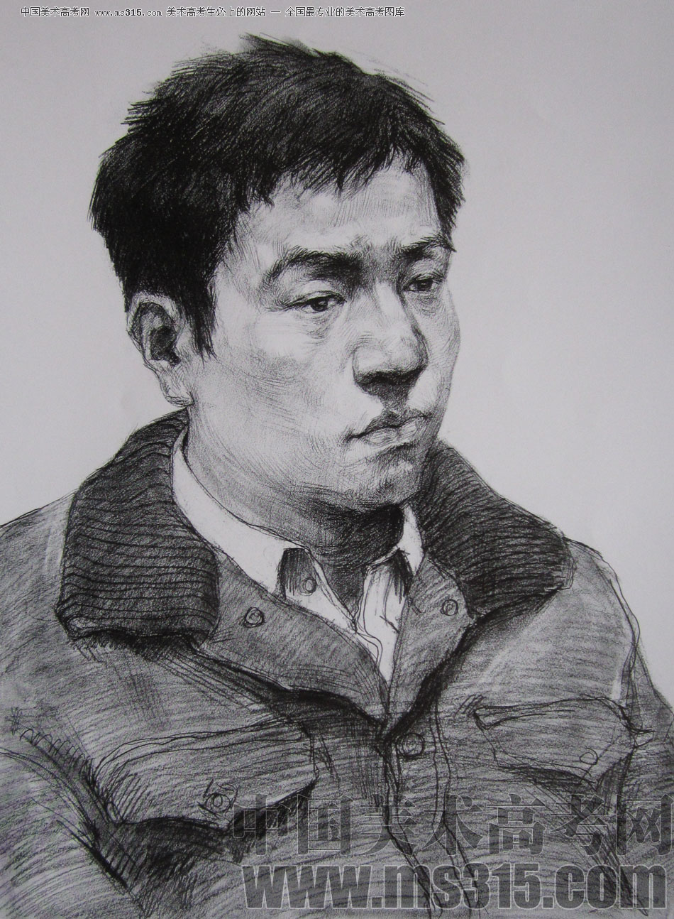 2010年中央民族大学素描优秀试卷20