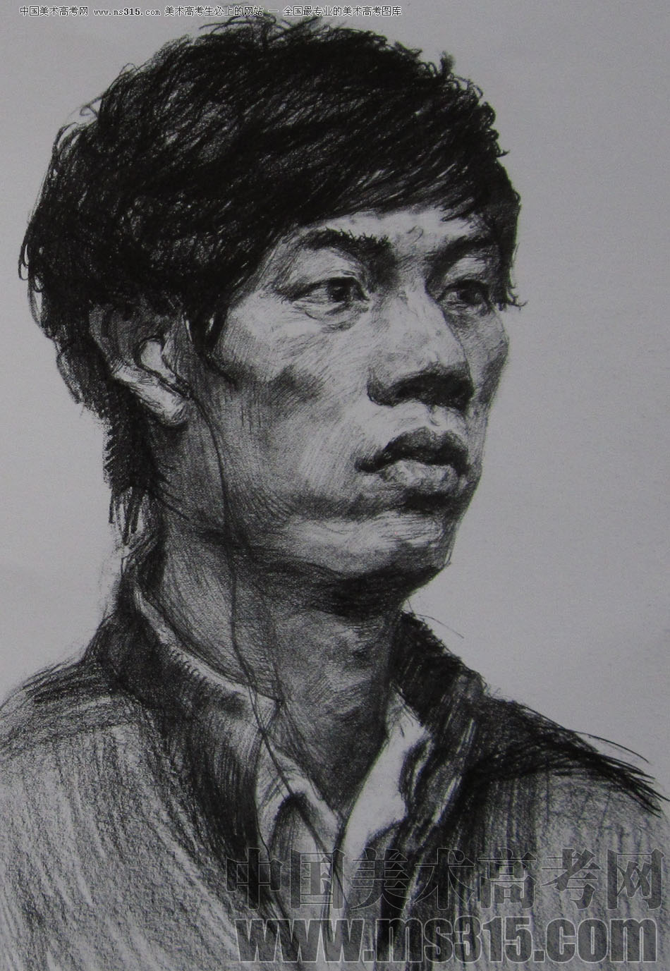 2010年中央民族大学素描优秀试卷22