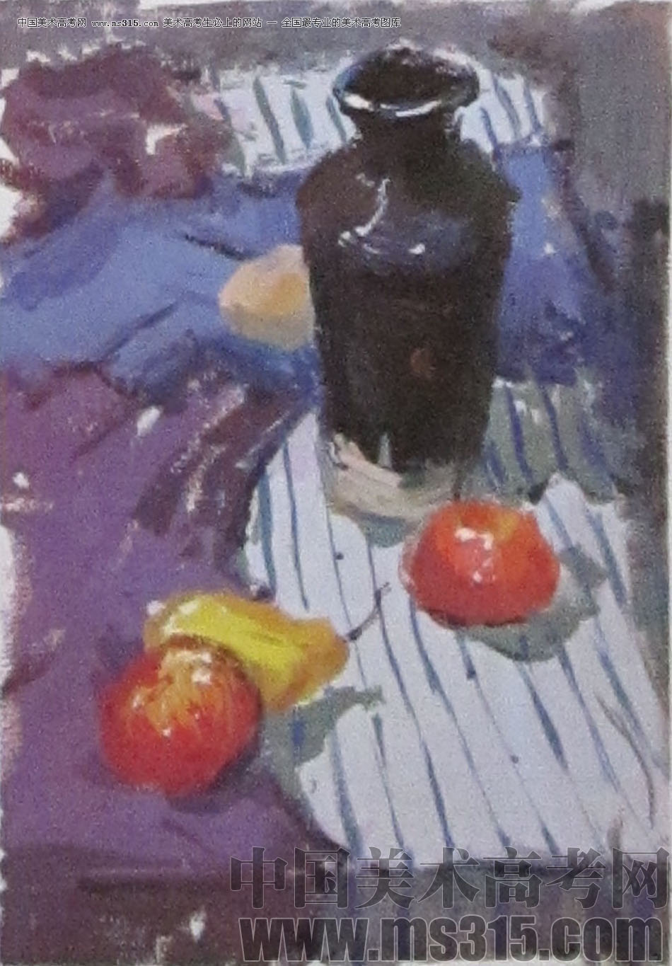 2010年四川美术学院色彩优秀试卷47