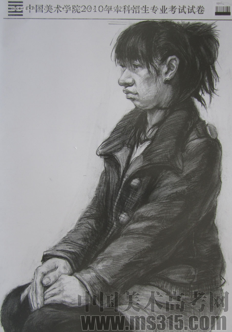 2010年中国美术学院素描优秀试卷21