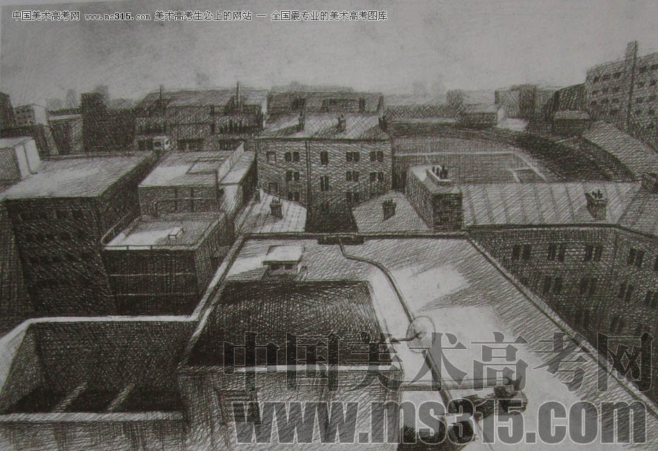 中央美术学院2010年建筑学优秀试卷13（素描）