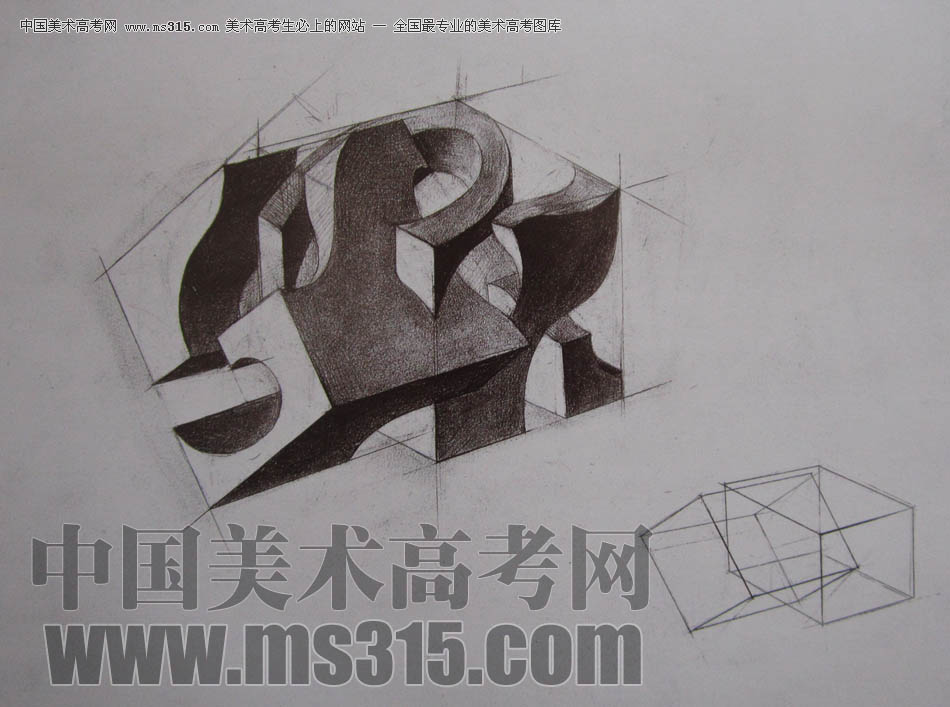 中央美术学院2010年建筑学优秀试卷33（立体设计）