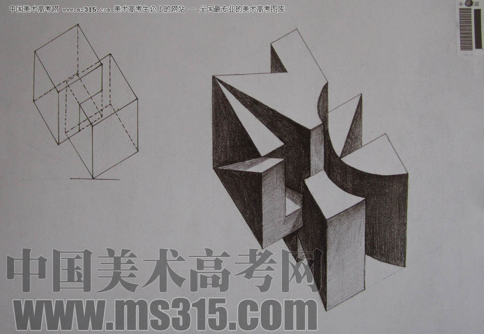 中央美术学院2010年建筑学优秀试卷39（立体设计）