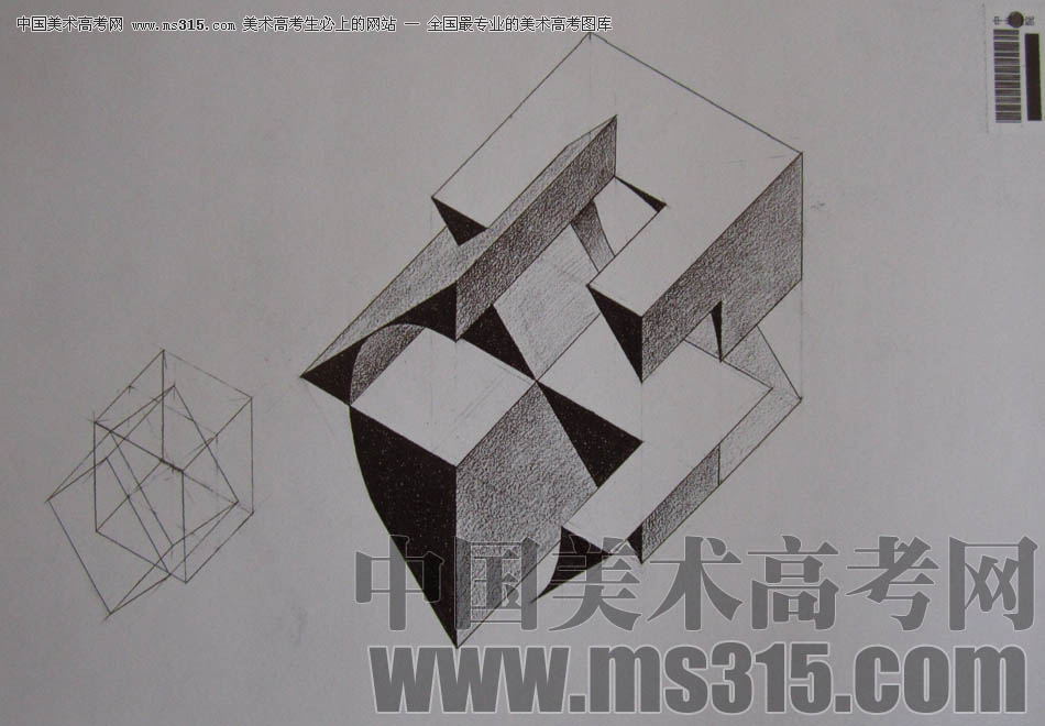 中央美术学院2010年建筑学优秀试卷41（立体设计）