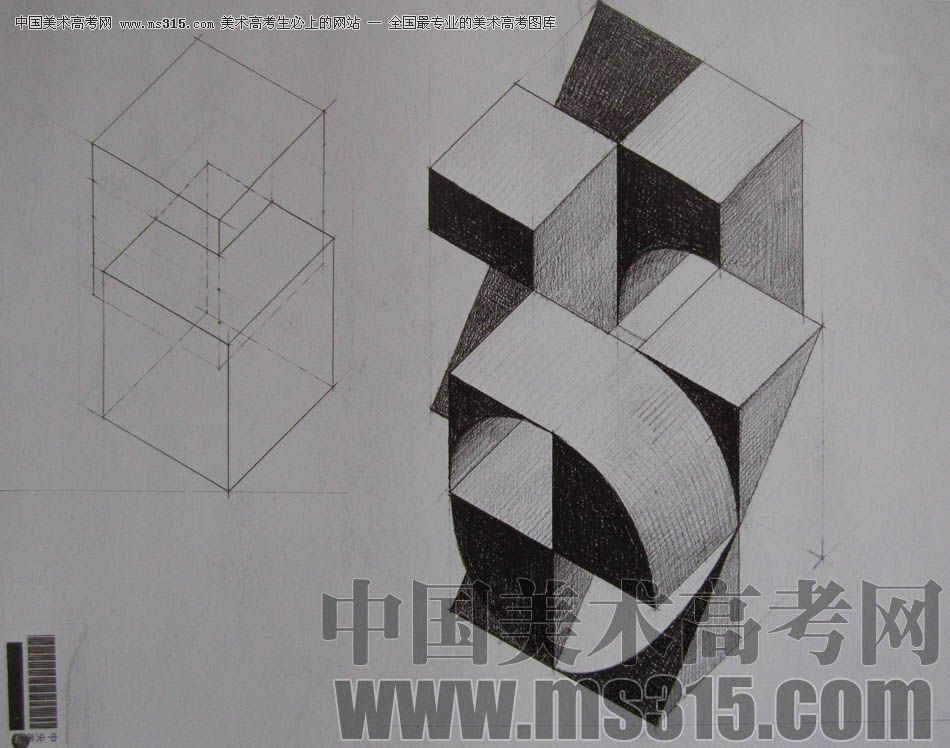中央美术学院2010年建筑学优秀试卷44（立体设计）