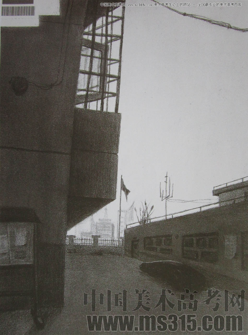 中央美术学院2010年建筑学优秀试卷2（素描）