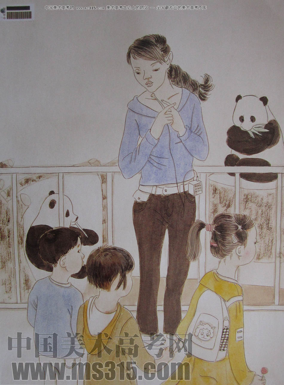 中央美术学院2010年中国画优秀试卷19（命题创作）