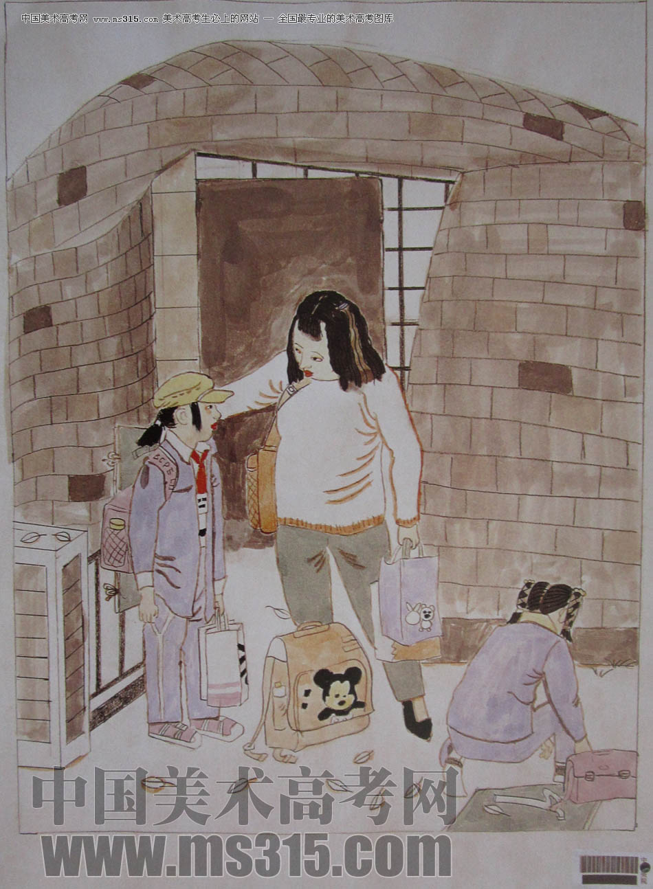 中央美术学院2010年中国画优秀试卷20（命题创作）