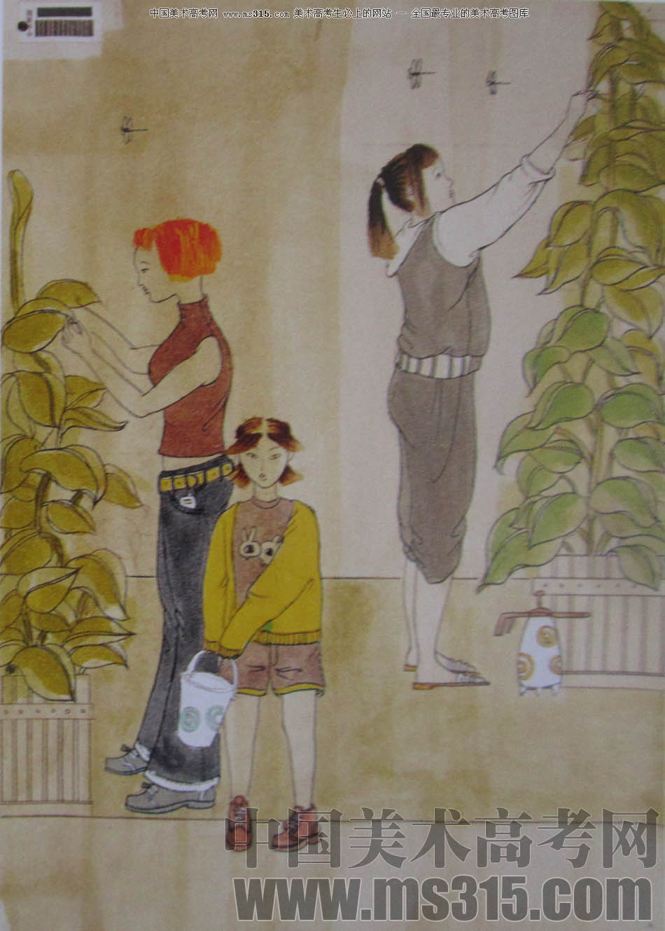 中央美术学院2010年中国画优秀试卷24（命题创作）
