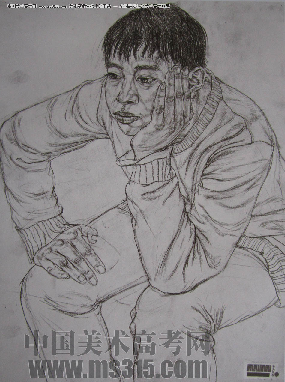 中央美术学院2010年中国画优秀试卷1（素描）