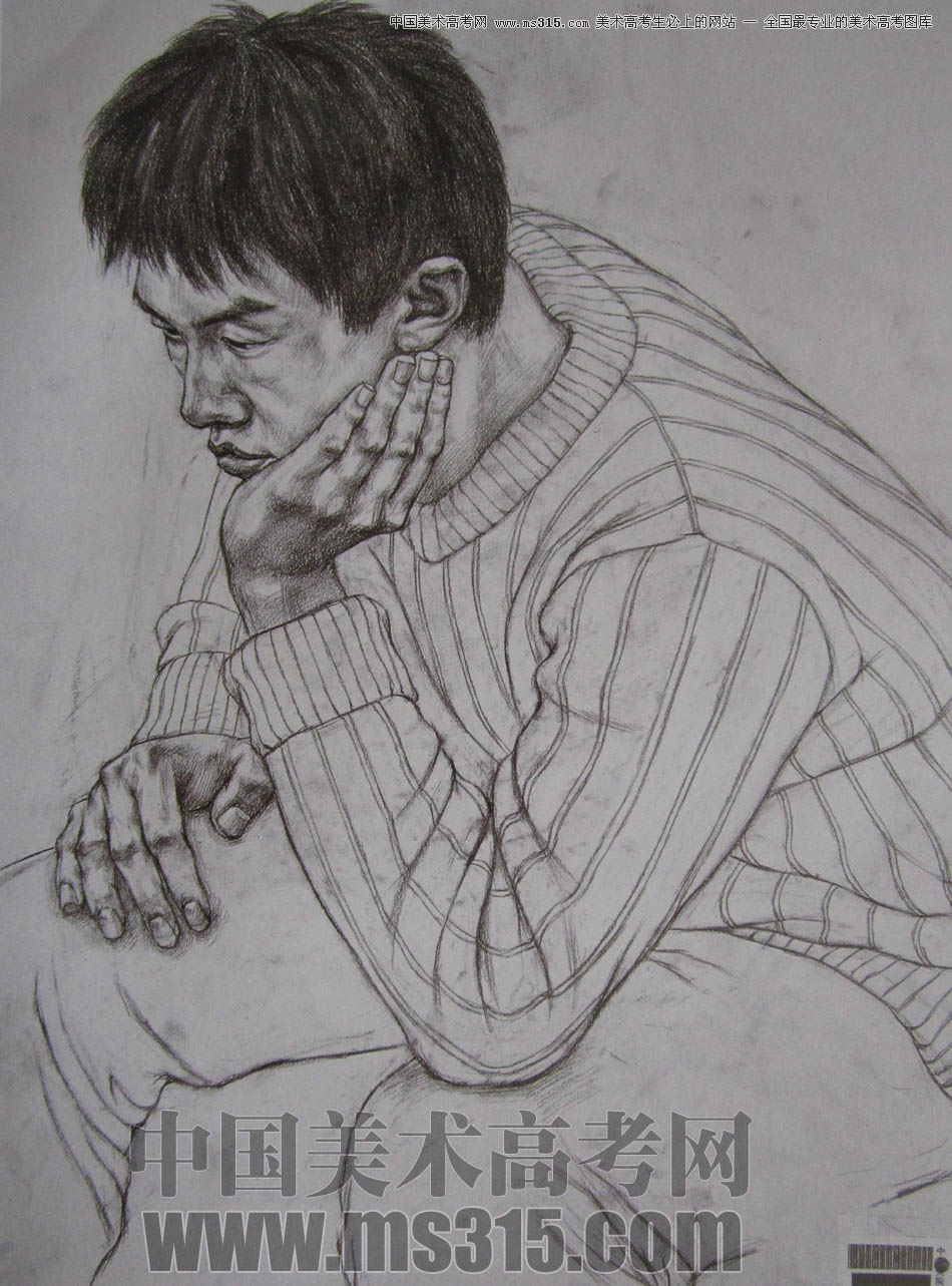 中央美术学院2010年中国画优秀试卷2（素描）