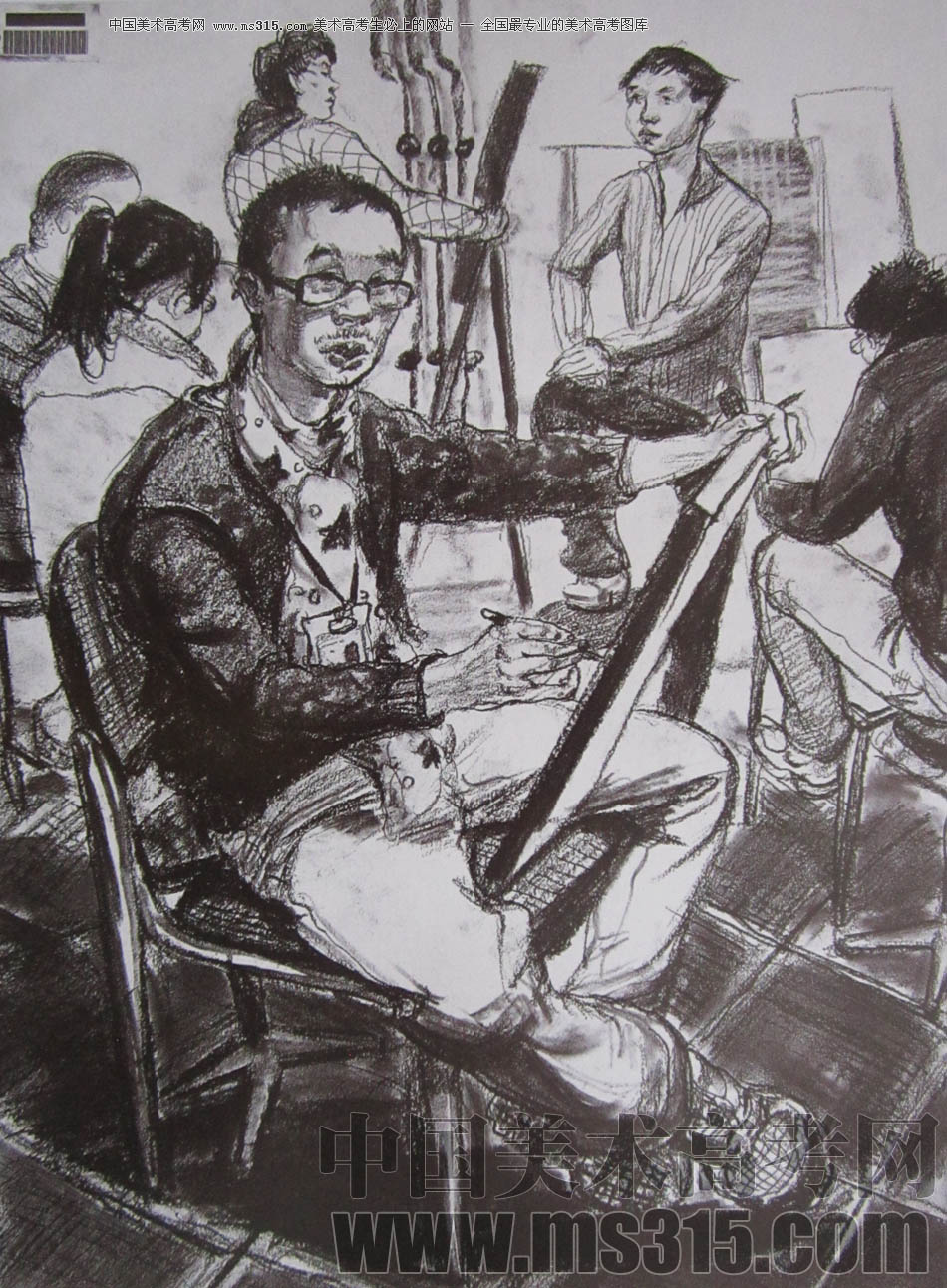 中央美术学院2010年造型艺术优秀试卷52（速写）