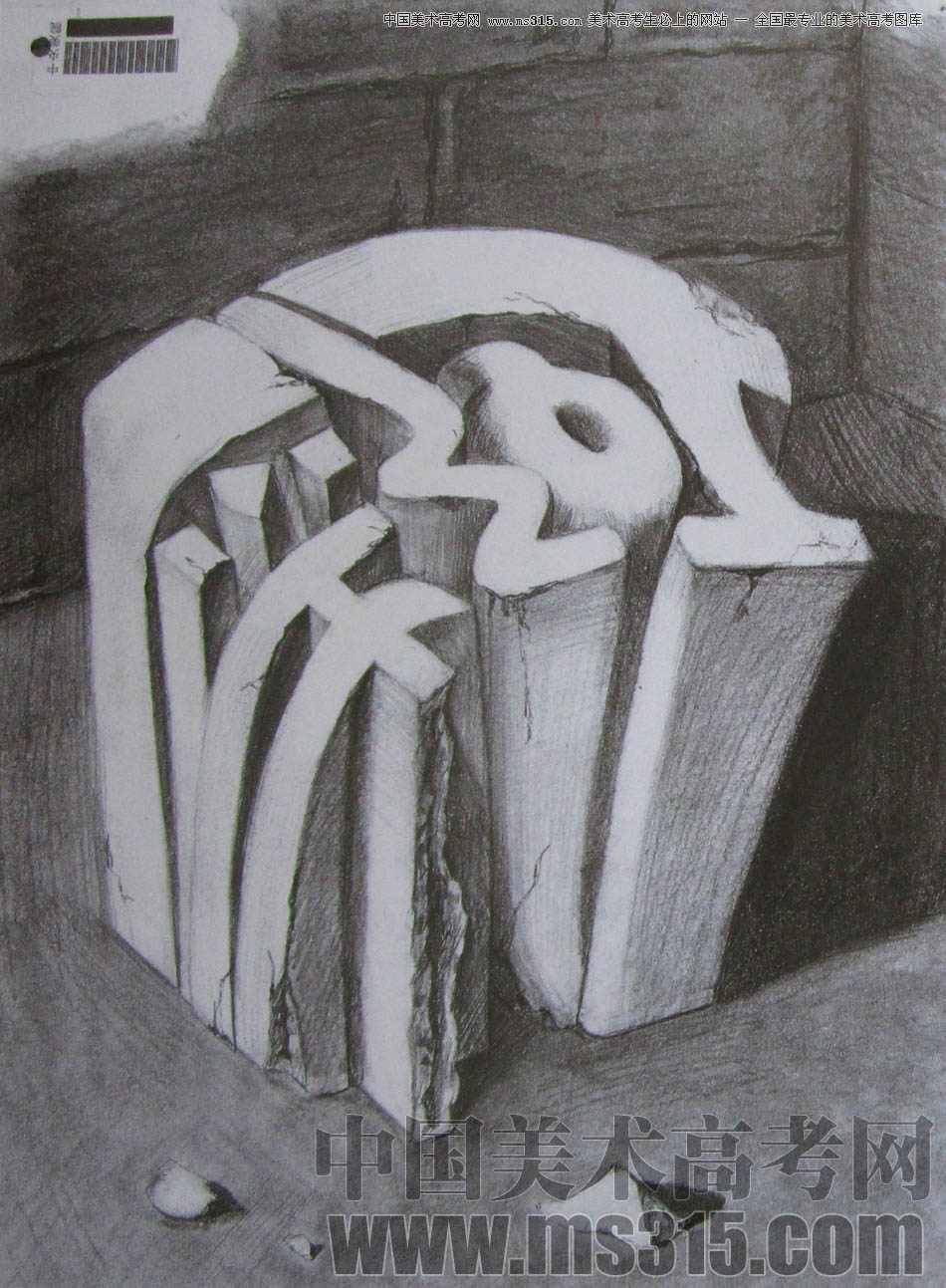 中央美术学院2010年艺术设计优秀试卷1（素描）