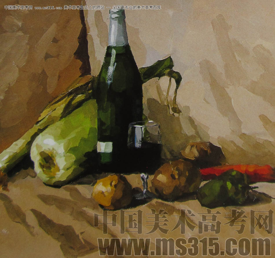 2010-2011年天津美术学院色彩优秀试卷46（绘画、雕塑）
