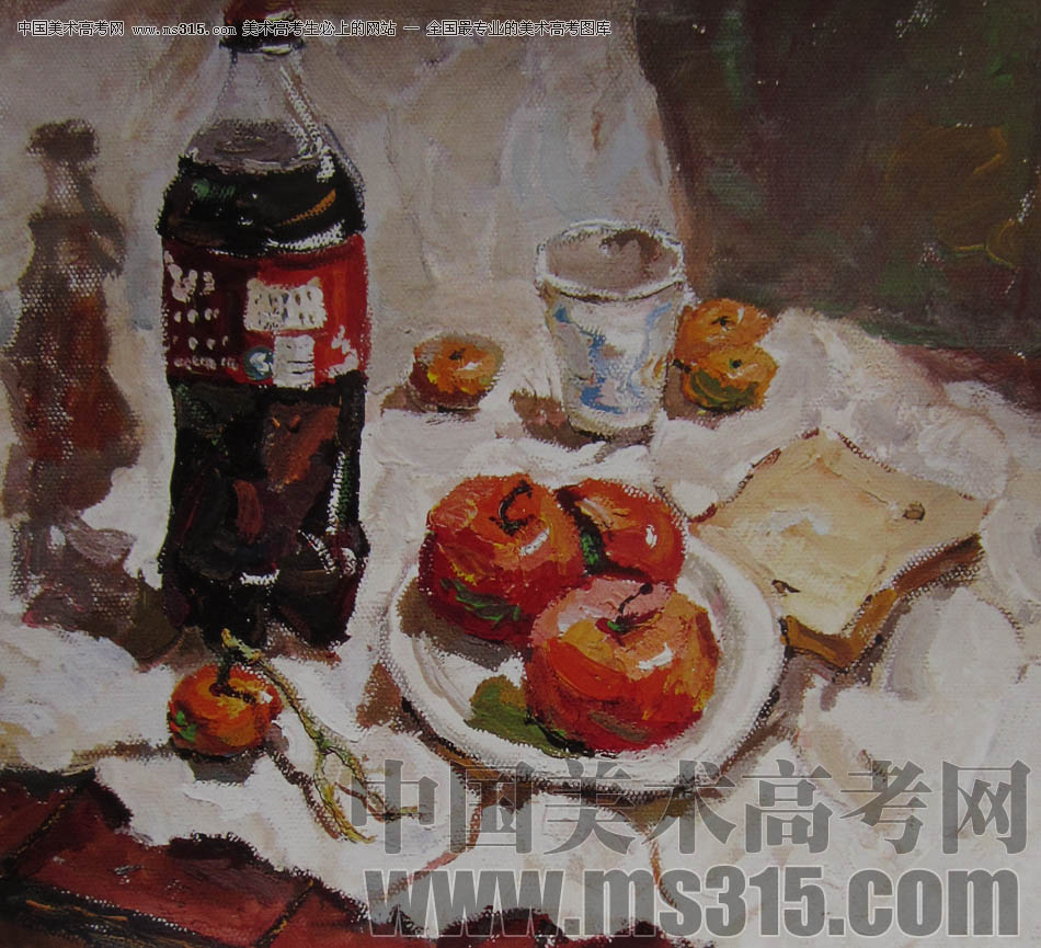 2010-2011年天津美术学院色彩优秀试卷47（绘画、雕塑）