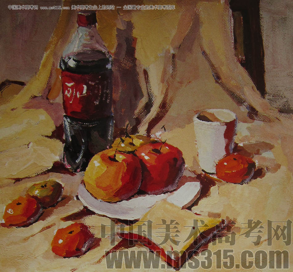 2010-2011年天津美术学院色彩优秀试卷59（绘画、雕塑）