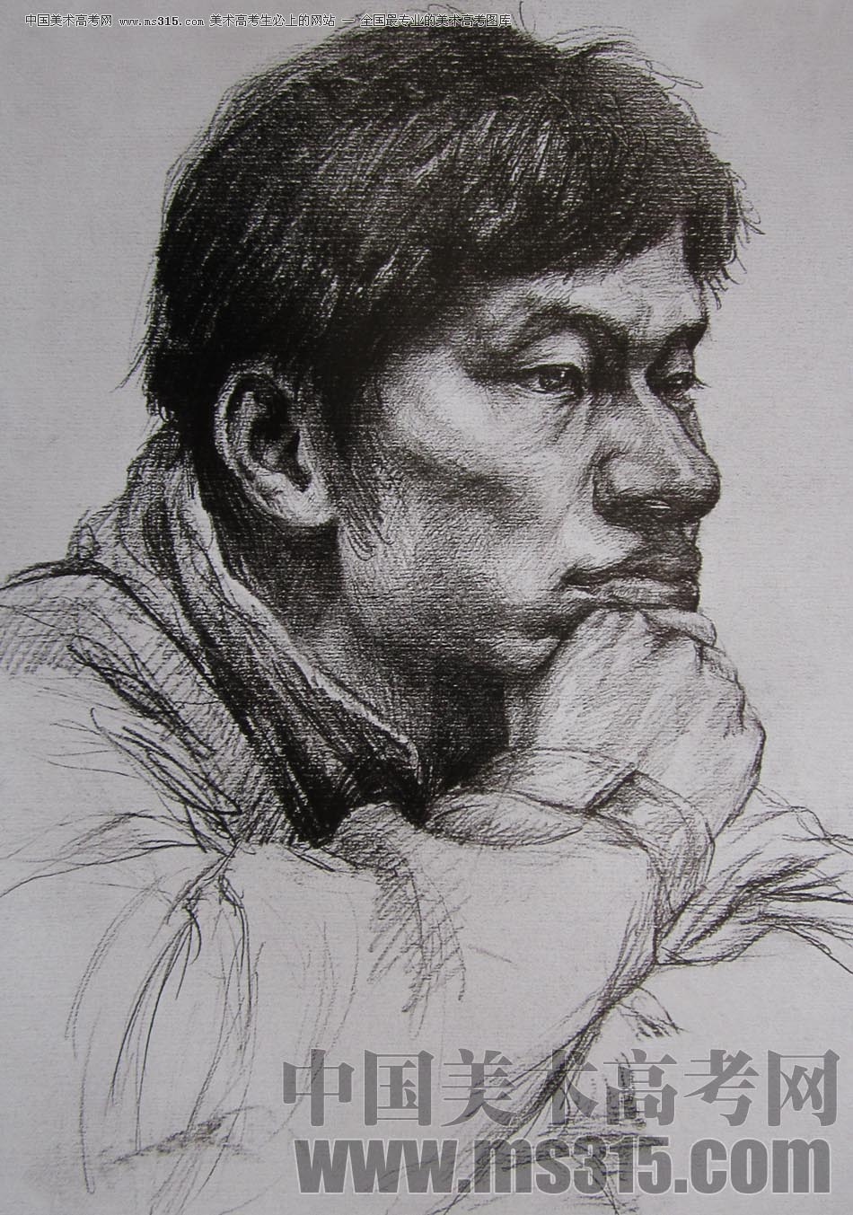 2010-2011年天津美术学院素描优秀试卷28（绘画、雕塑）
