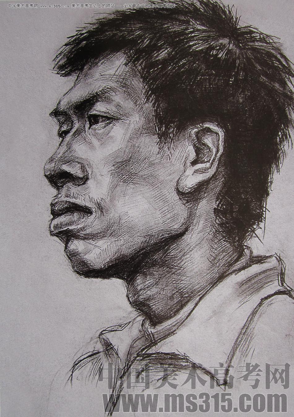 2010-2011年天津美术学院素描优秀试卷30（绘画、雕塑）