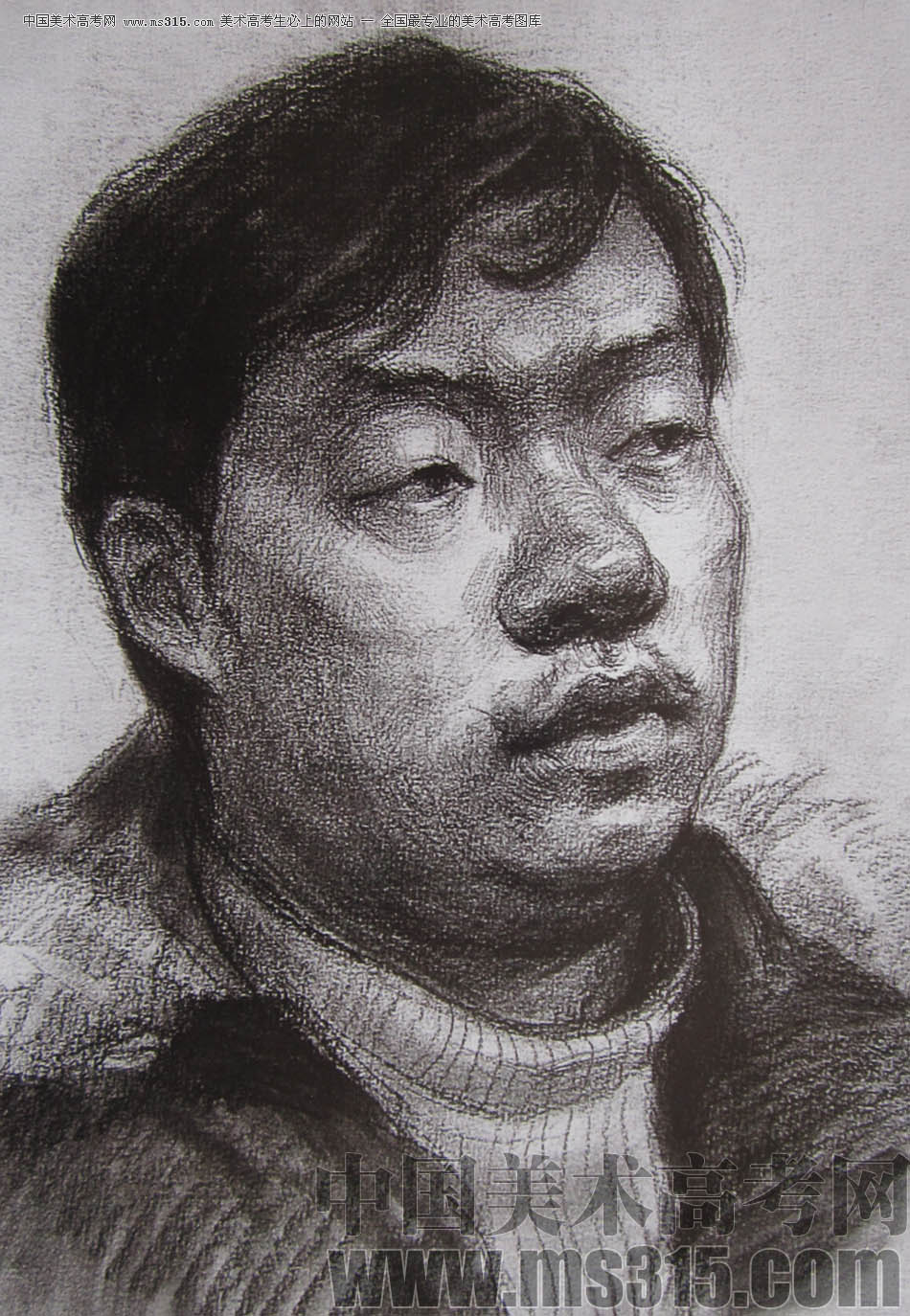 2010-2011年天津美术学院素描优秀试卷11（绘画、雕塑）