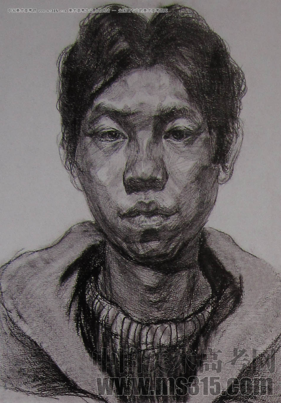 2010-2011年天津美术学院素描优秀试卷17（绘画、雕塑）
