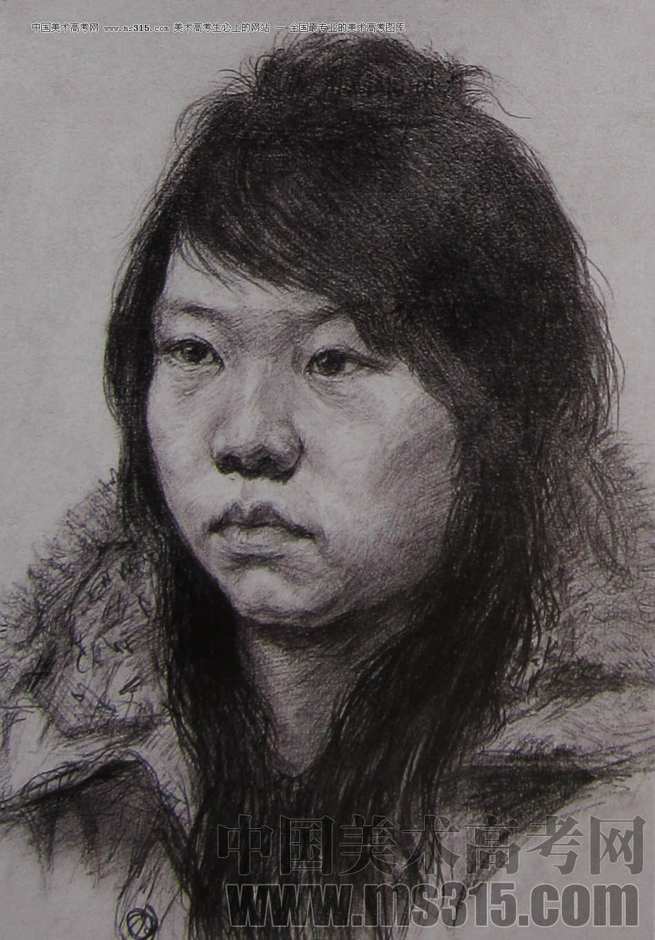 2010-2011年天津美术学院素描优秀试卷18（绘画、雕塑）
