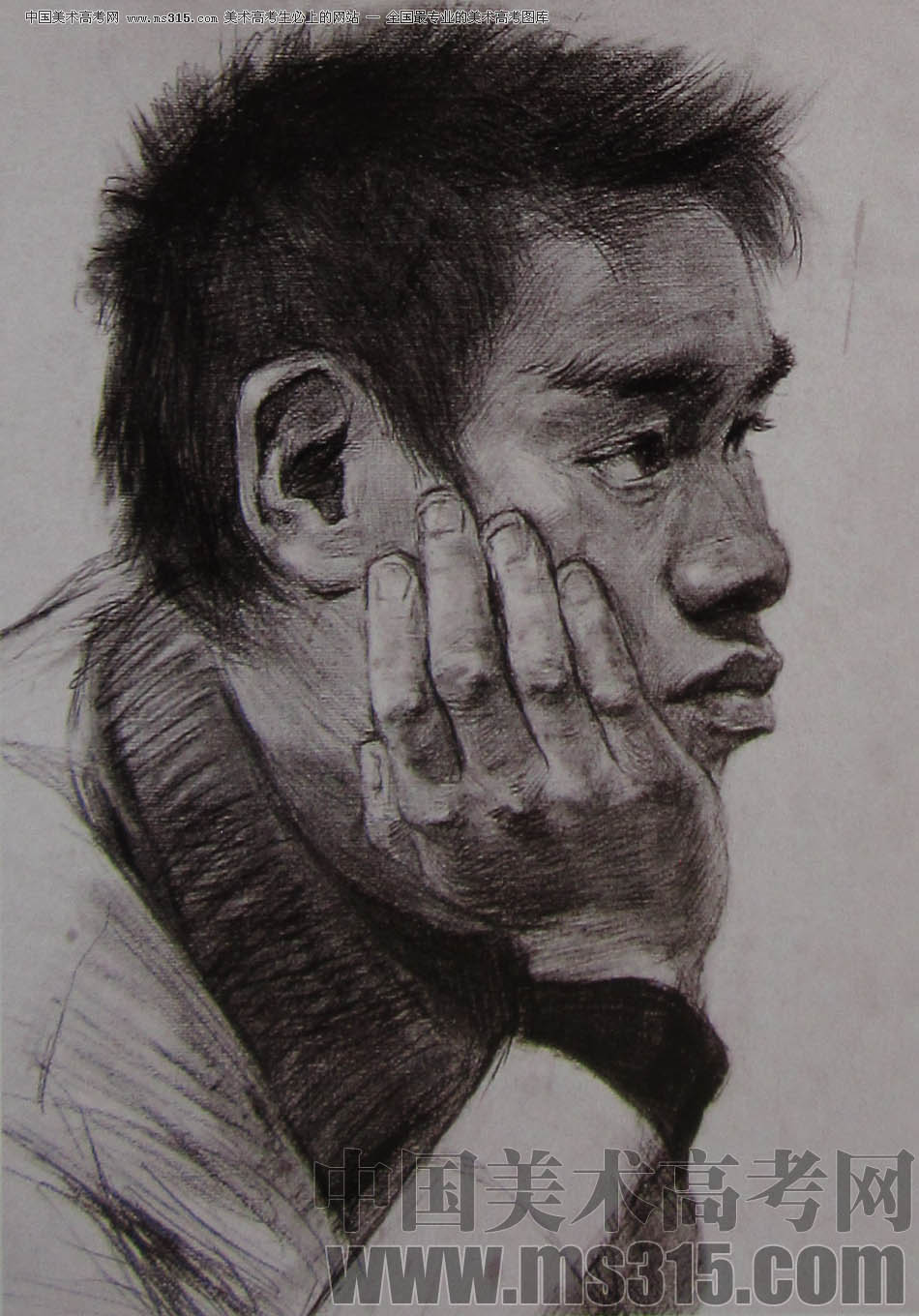 2010-2011年天津美术学院素描优秀试卷23（绘画、雕塑）