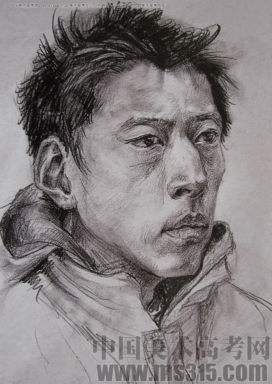 2010-2011年天津美术学院素描优秀试卷25（绘画、雕塑）