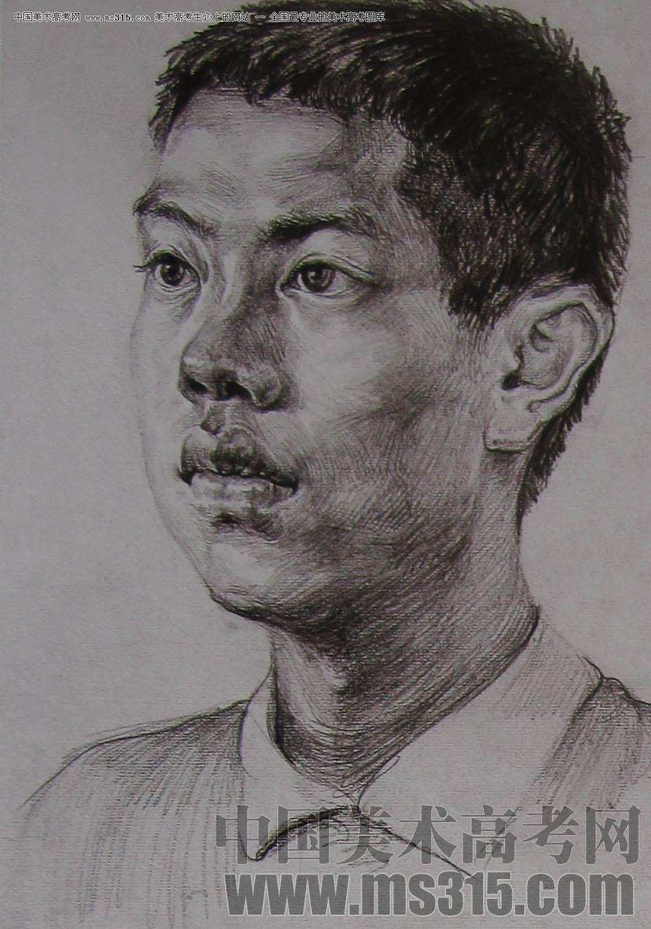2010-2011年天津美术学院素描优秀试卷34（绘画、雕塑）