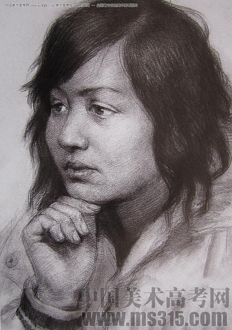 2010-2011年天津美术学院素描优秀试卷36（绘画、雕塑）