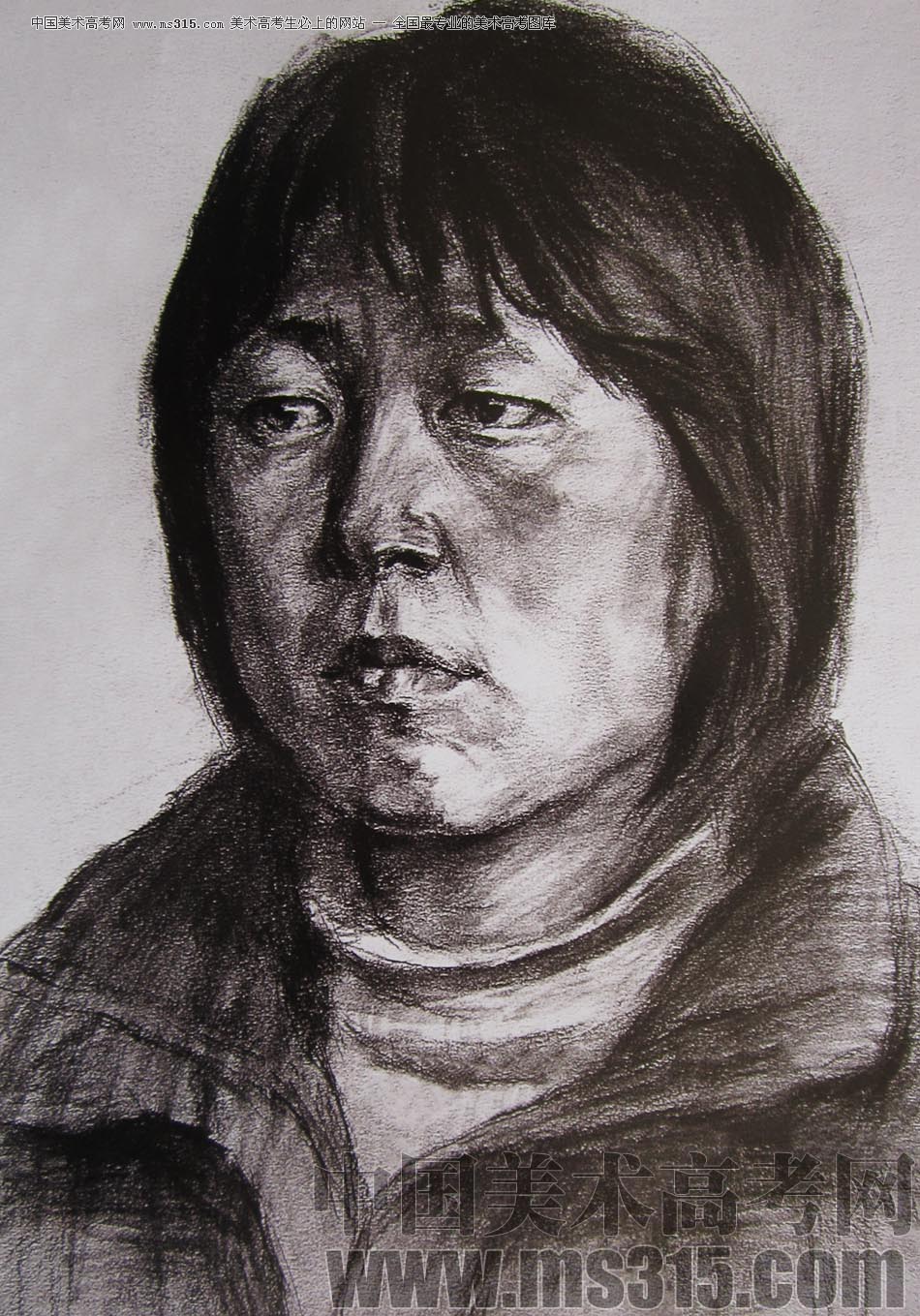 2010-2011年天津美术学院素描优秀试卷39（绘画、雕塑）