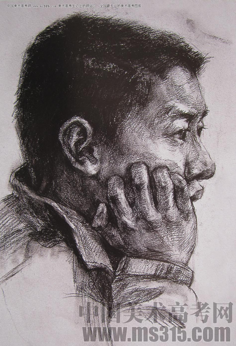 2010-2011年天津美术学院素描优秀试卷41（绘画、雕塑）