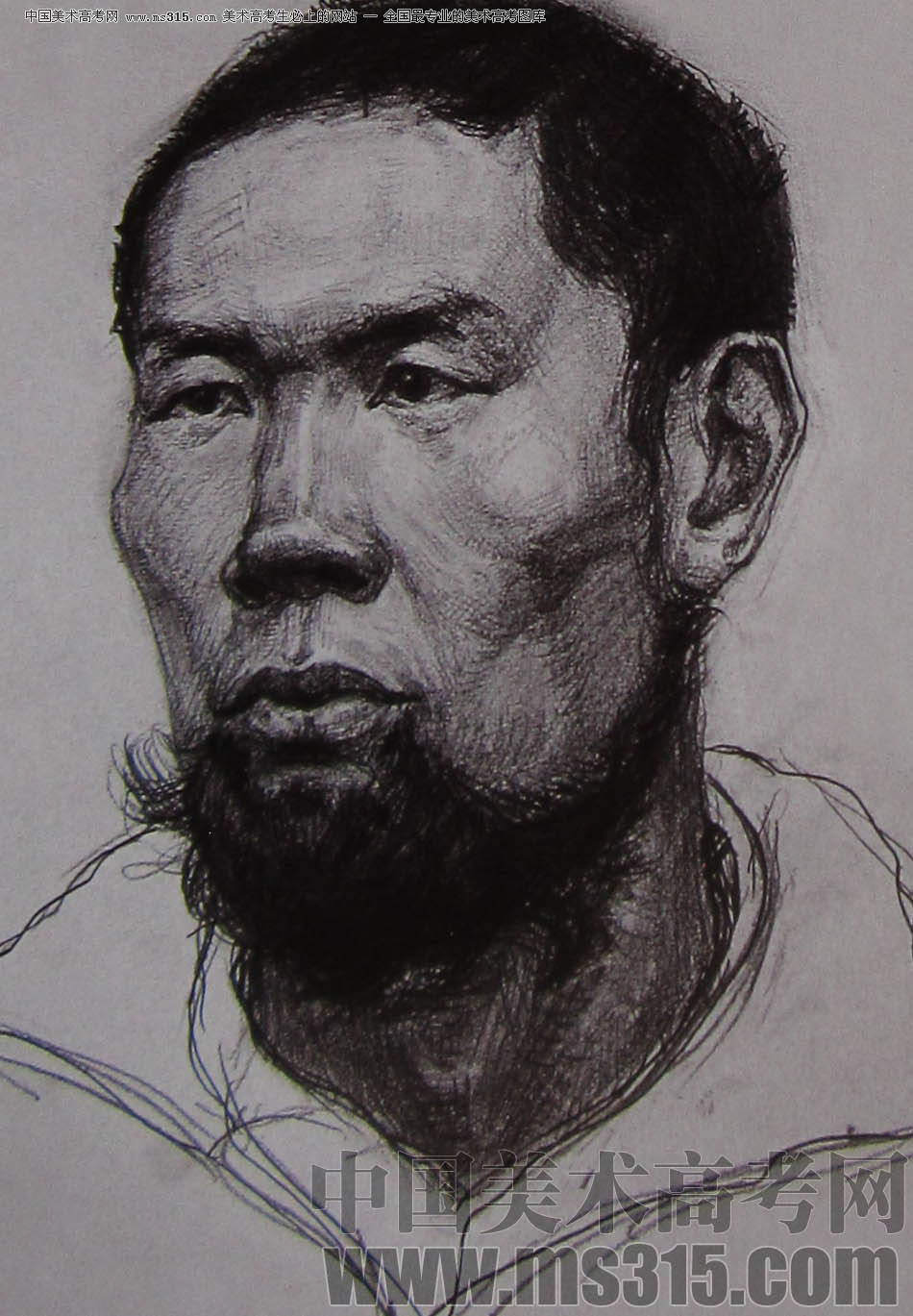 2010-2011年天津美术学院素描优秀试卷43（绘画、雕塑）