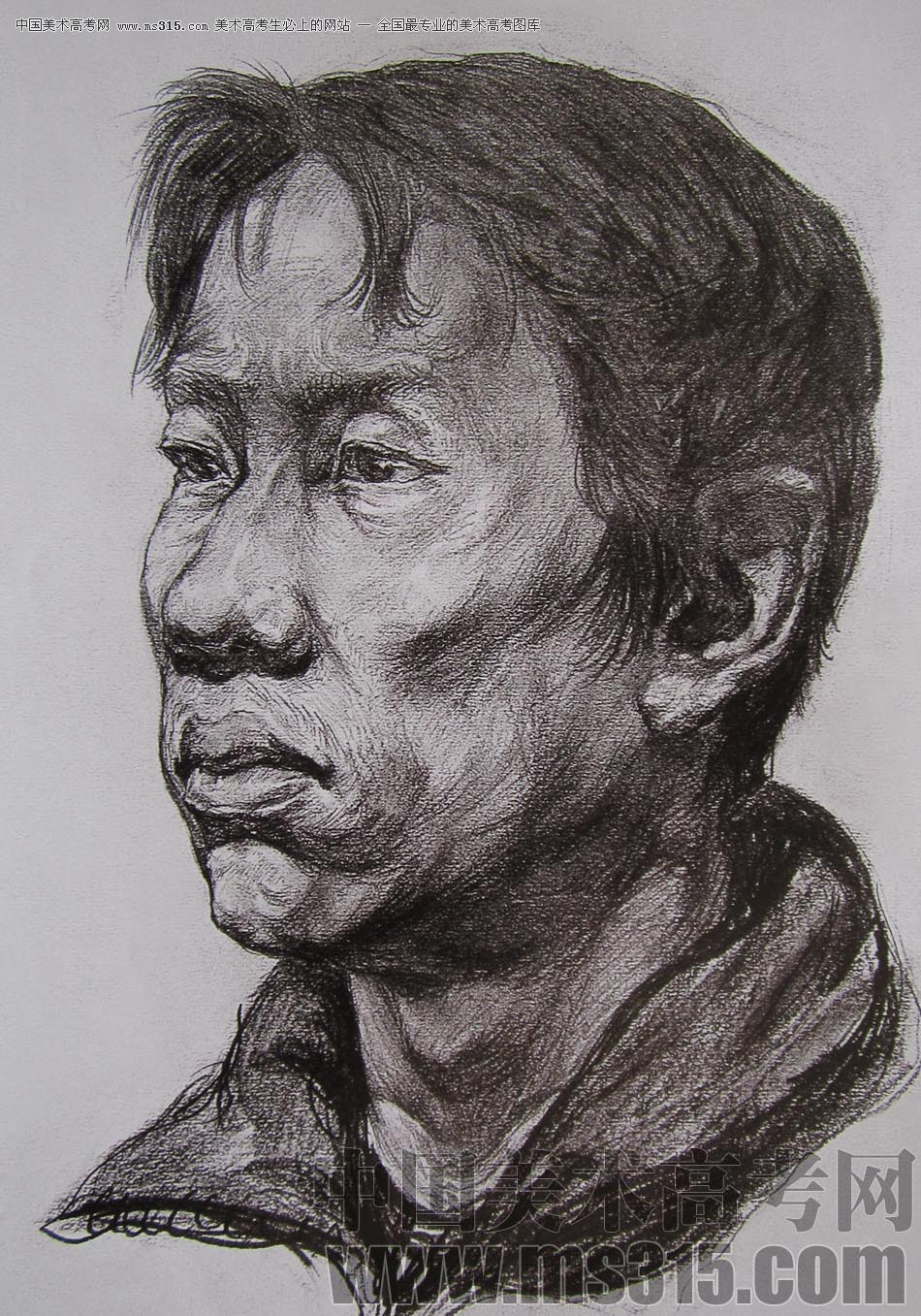 2010-2011年天津美术学院素描优秀试卷44（绘画、雕塑）