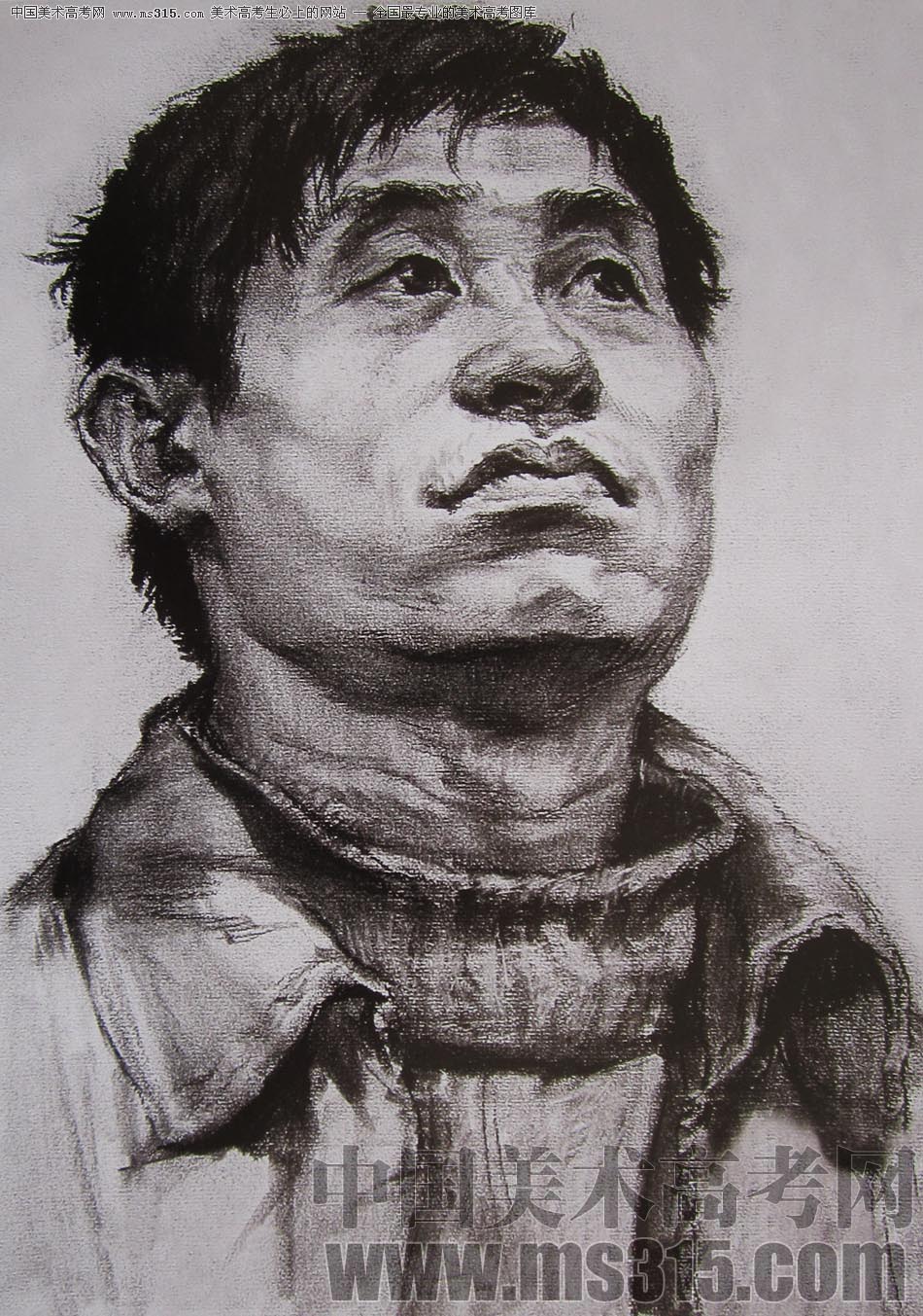 2010-2011年天津美术学院素描优秀试卷45（绘画、雕塑）