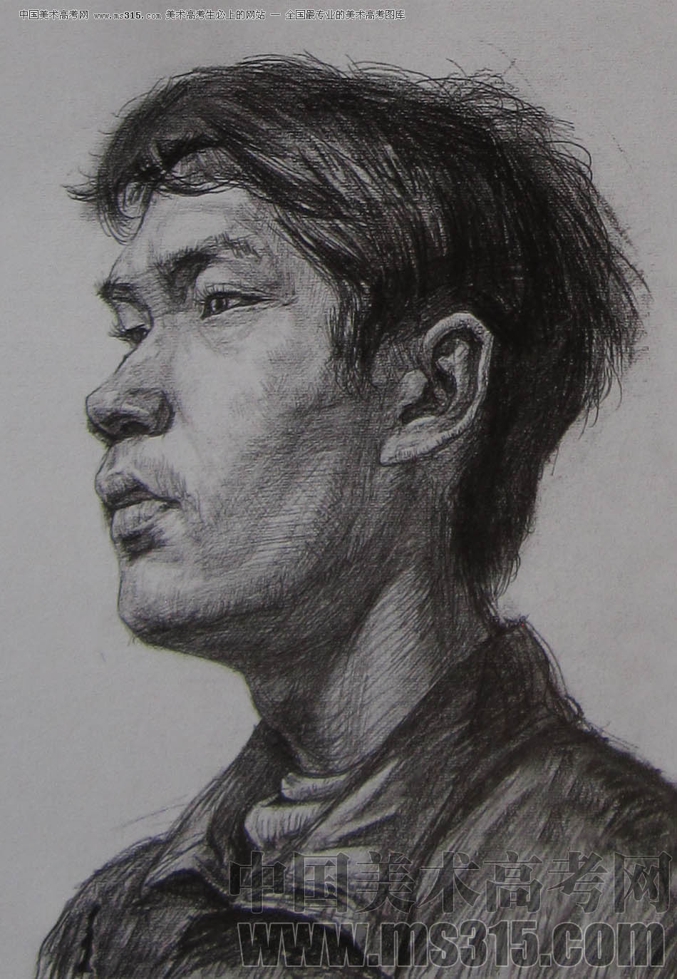 2010-2011年天津美术学院素描优秀试卷48（绘画、雕塑）