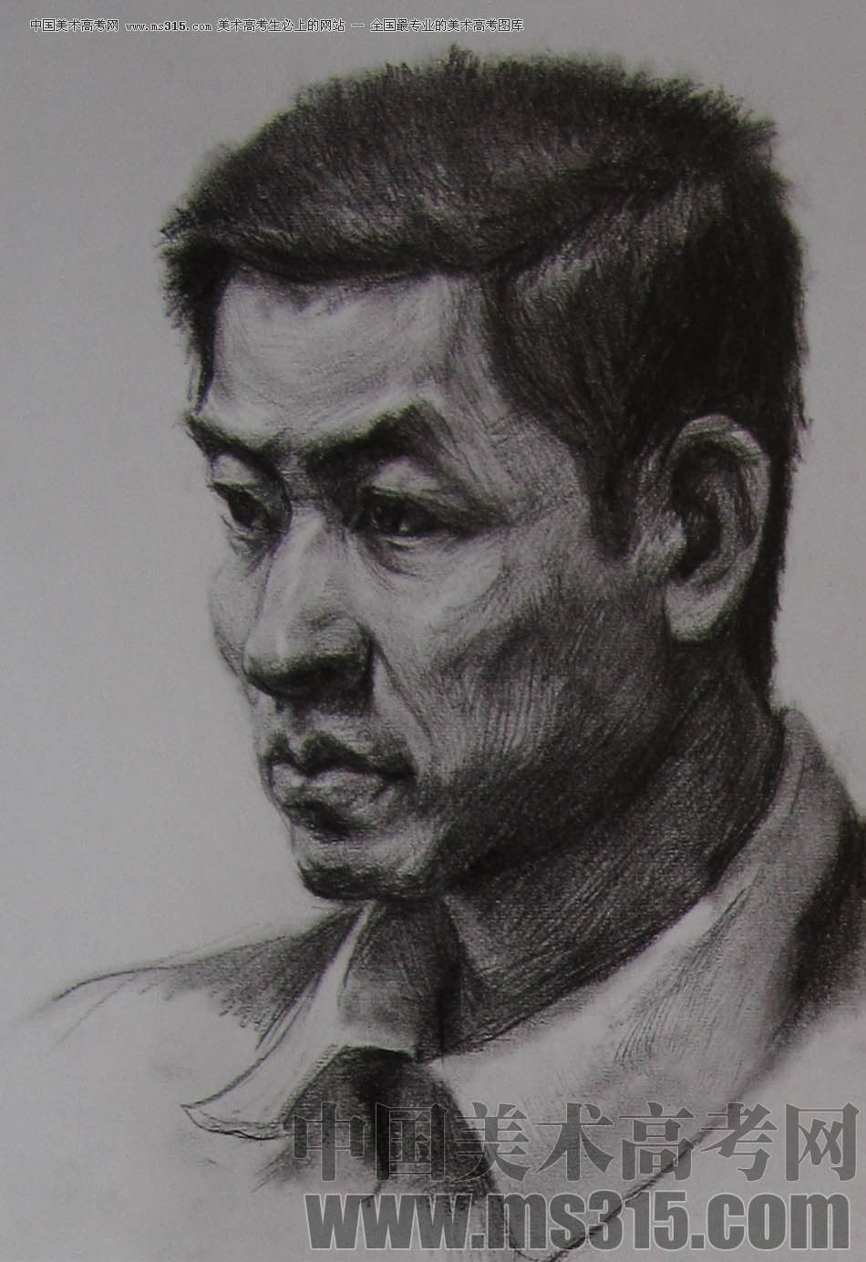 2010-2011年天津美术学院素描优秀试卷47（绘画、雕塑）