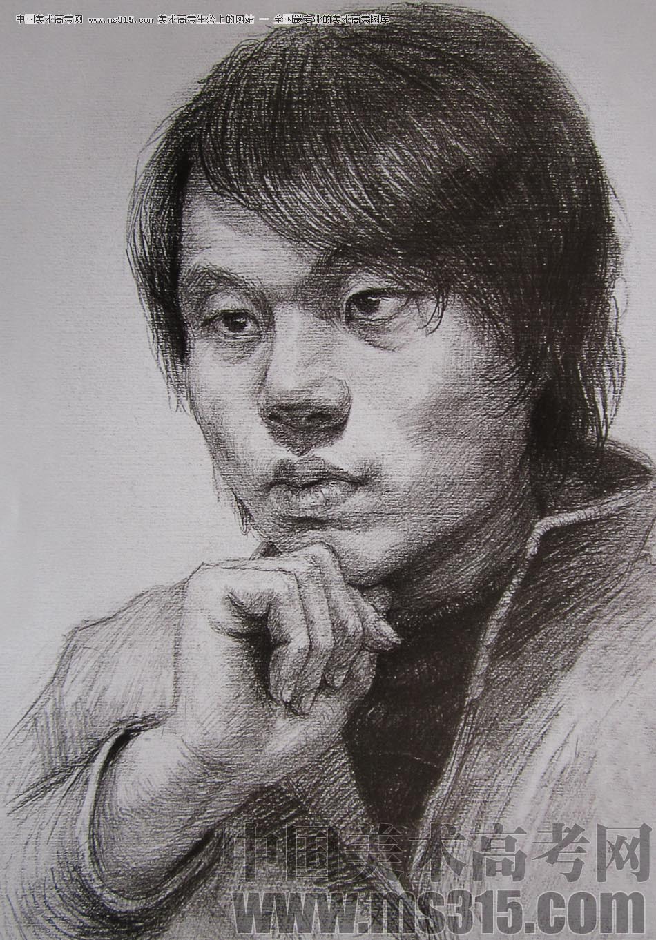 2010-2011年天津美术学院素描优秀试卷49（绘画、雕塑）