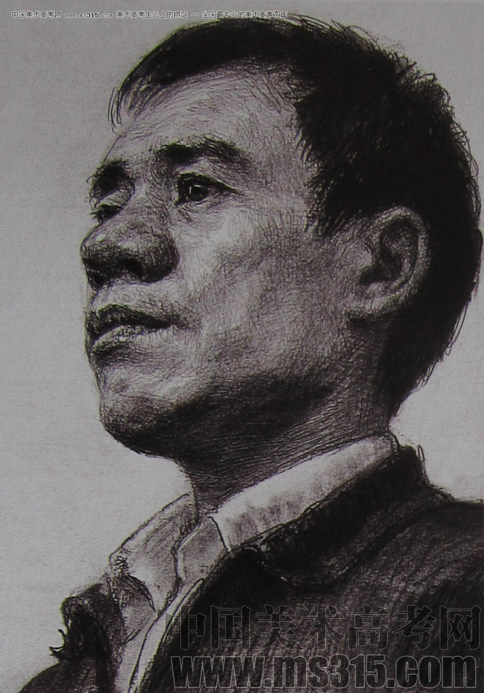 2010-2011年天津美术学院素描优秀试卷52（绘画、雕塑）