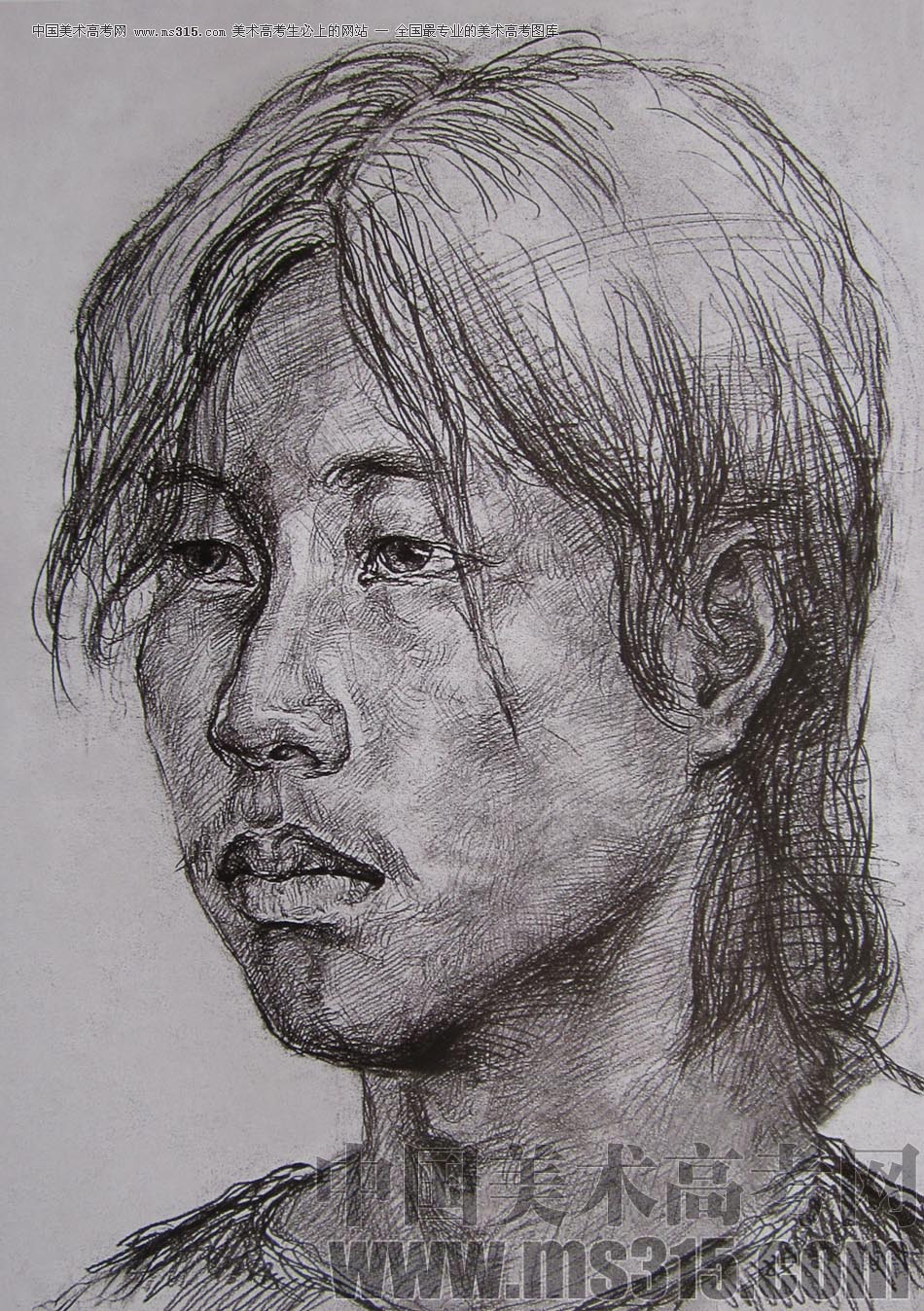 2010-2011年天津美术学院素描优秀试卷51（绘画、雕塑）