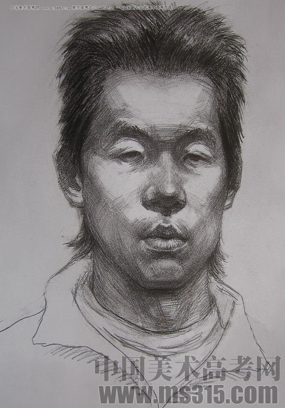 2010-2011年天津美术学院素描优秀试卷54（绘画、雕塑）
