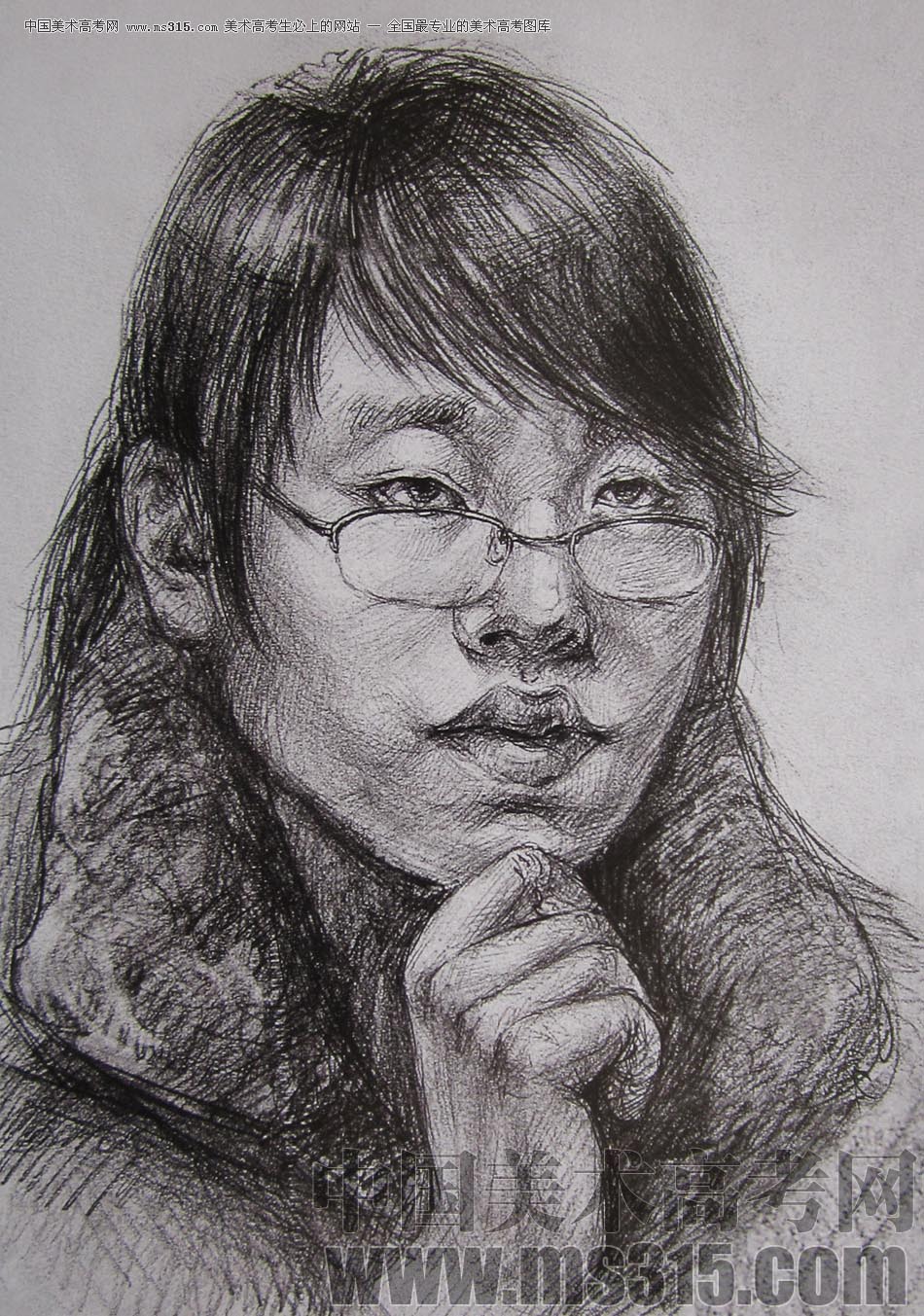 2010-2011年天津美术学院素描优秀试卷56（绘画、雕塑）