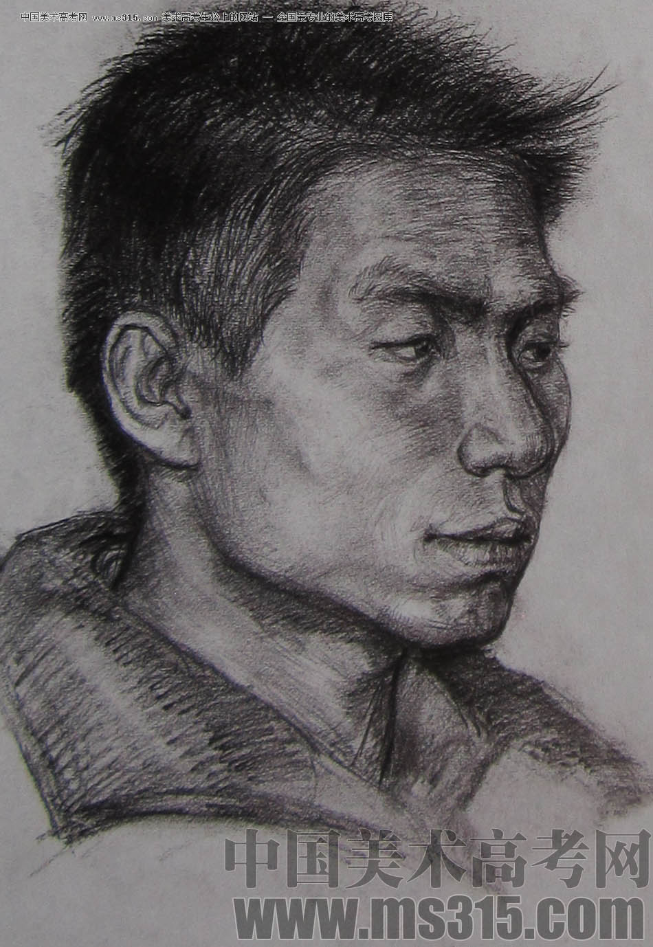 2010-2011年天津美术学院素描优秀试卷58（绘画、雕塑）