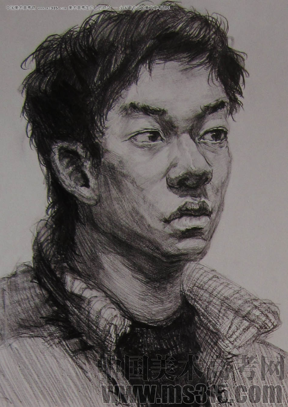 2010-2011年天津美术学院素描优秀试卷62（绘画、雕塑）