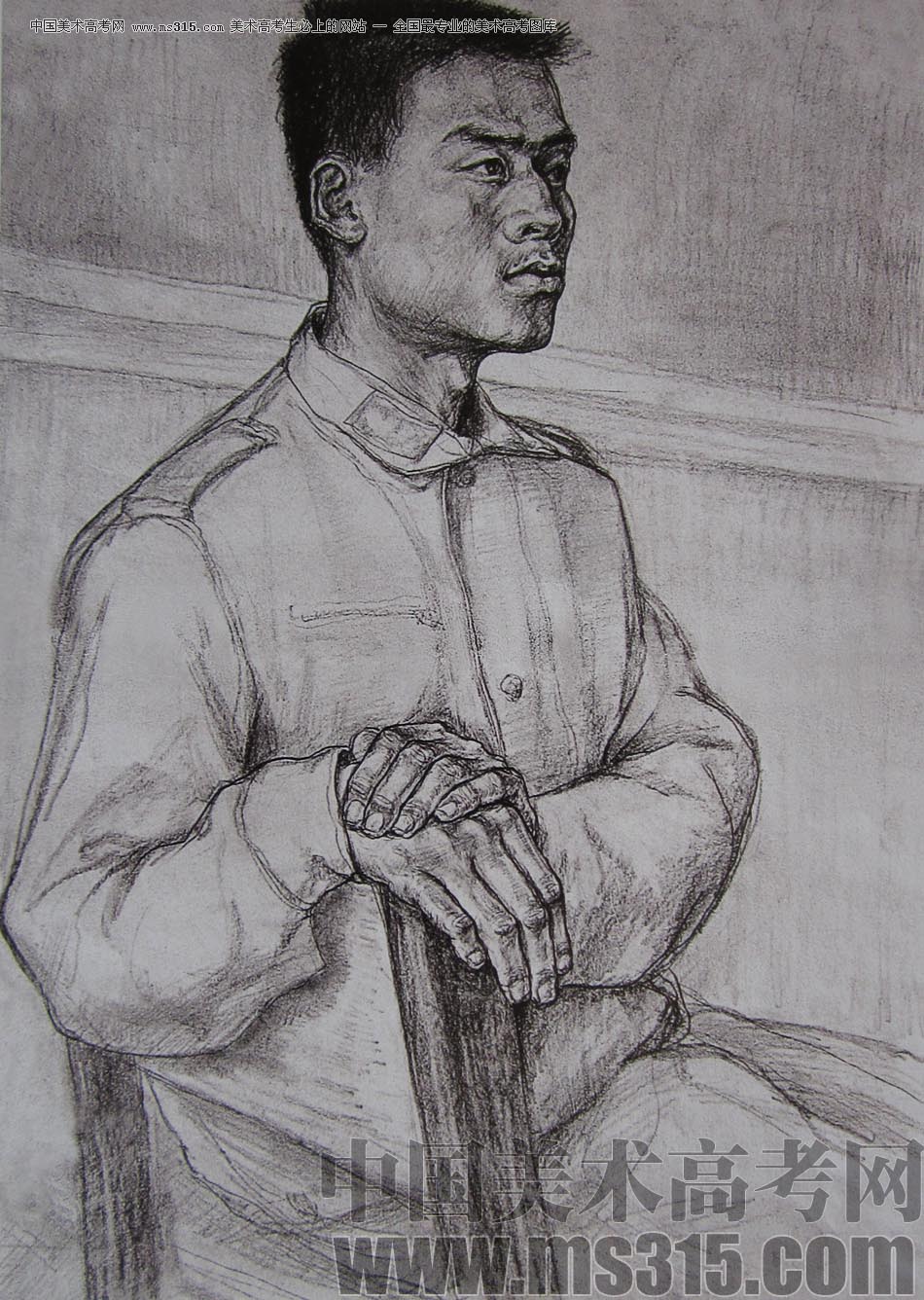 2010-2011年天津美术学院素描优秀试卷74（绘画、雕塑）