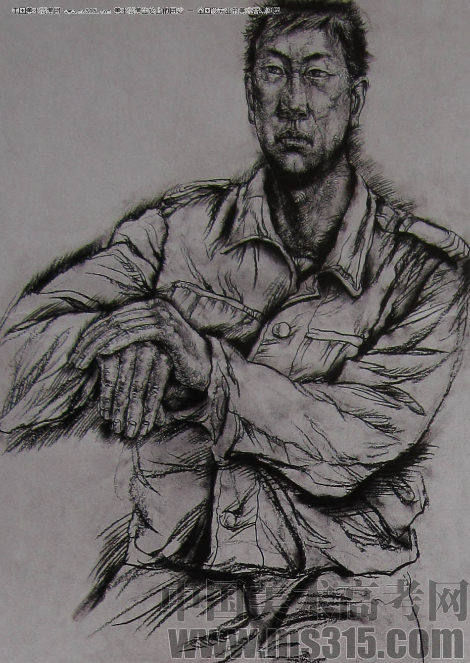 2010-2011年天津美术学院素描优秀试卷75（绘画、雕塑）